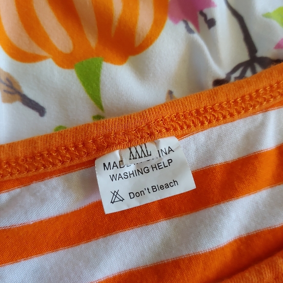 Boutique Fall Holiday Pumpkin Patch Dress Girls Size 7 (3XL) - Picture 8 of 9